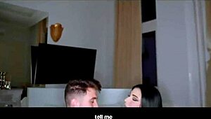 first dp foursome with gorgeous brunette emily pink