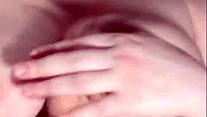 Homemade toy sucking and breast play compilation