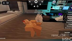 Blonde Gets Fucked by Catboy in Roblox