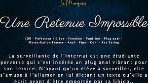 french femdom anal with audio, it's impossible to hold back the pleasure 😍