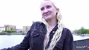 Skinny Blonde Teen Picked for Berlin Casting