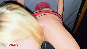 old brazilian housewife loose in group swing house sp!