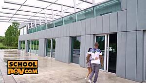 slutty girl sarah cute invites you to an emotional anal fuck trio at her house - itspov