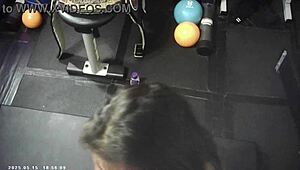 Why is this brunette getting blown and fucked behind the scenes?