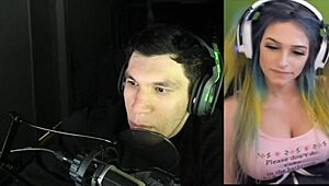 Joycgee and Trainwrecks host live webcam show. It's full of exciting content