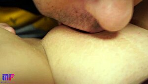 Sweet Pussy Of My Girlfriend Gets Licked To Orgasm In Close-Up Fantasy Scene