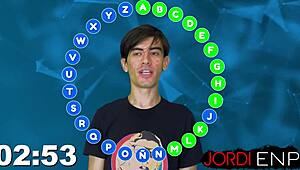 Myss Alessandra tries her best at my sexy game parody, and if she's lucky, she'll get the big prize