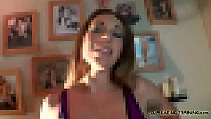 Eat Your Semen For Me In Pov Cum Eating Instruction.