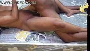 Ebonyprincess Experiences Intense Double Penetration With Big Black Cock