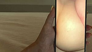 Close-up anal recording on husband's iphone shocks wife