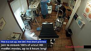 I'm Daisy Ducati, getting examined by doctor for university