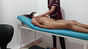 Young Masseuse Gives Massage With Unexpected Ending