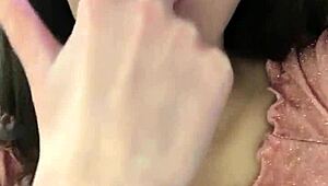 russian girl fucks ass with dildo