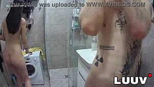 luuv tattooed alice and lucien film morning bathroom routine for subscribers