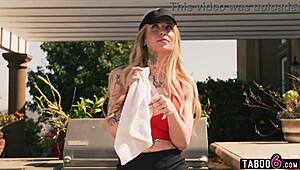 golf lessons for milf from two shemales who joined club swinger