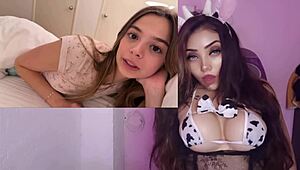 Sharing the bed with my cute little stepsister leads to intense creampie.