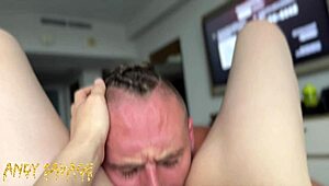 female pov gets pussy eaten to orgasm by viking friend