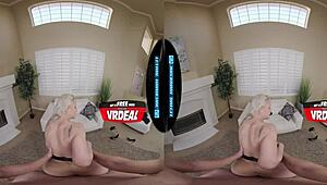 New neighbor Cherry Kiss is lonely housewife who wants to FUCK - lethalhardcorevr