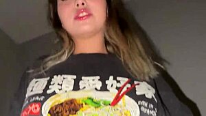 Fucked Asian Woman Hard in Her Home with POV Blowjob and Tight Pussy