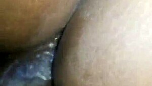 Taking Black Cock Deep Into Ass Calmly
