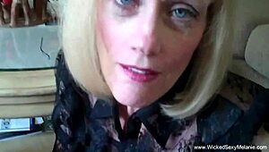 cuckold granny is addicted to cum