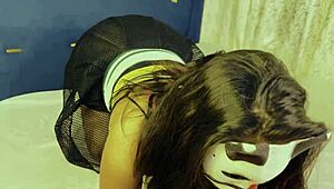 university girl blowjob in friends house