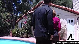 alex legend rides hard! watch him fuck that big pussy in stockings!