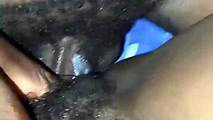 hairy creamy ebony college student fucking with boyfriend