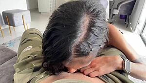 hot petite 18+ teen latina fucks old man before her date!