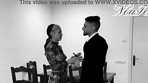 her husband punishes her for being unfaithful he fucks her hard