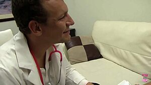 Brunette Finds Big Cock at Glory Hole