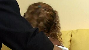 A friend seduced her companion in an old-young italian encounter.