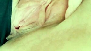 horny brunette milf fingers her wet pussy solo