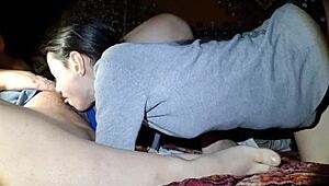 Real Lesbian Couple's Sensual Oral Exploration