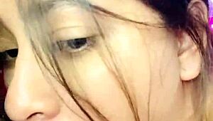 Puta Latina has incredible orgasm and gets cum in mouth.