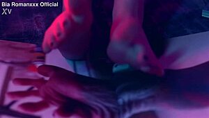 tiny feet get worshipped and tickled in domination