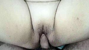 huge boobs stepsister jerks me off then we fuck hard