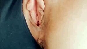 horny brunette milf fingers her wet pussy solo