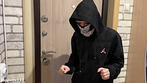 sexy thief falls into trap gets caught then fucked hard pov style