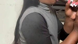 she sucked my big black cock sloppy and made me cum fast