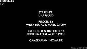 FUCK LIKA GOLDS HOLES HARD DP ATM ANAL FACIAL CUMSHOT & SWALLOW