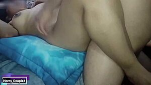 Wife spreads legs wide for stranger's monster cock