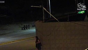 I caught this couple naked on the beach with my security camera