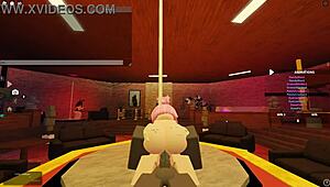 Roblox-inspired porn adventure in Turkish style