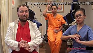 Spy cam catches Mia Sanchez's student physical with doctor at Tampa University