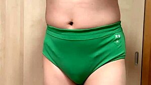 bunny anal plug in bloomers sexy lingerie pierced nipples maid uniform fun