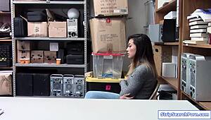 Security Guard Fucks Teen Shoplifter Hard