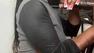 she sucked my big black cock sloppy and made me cum fast