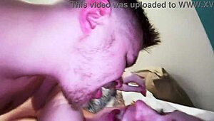 sweet redhead date explodes into rough cowgirl pussy pounding