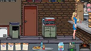 Jessie is having fun with her friend in the shower